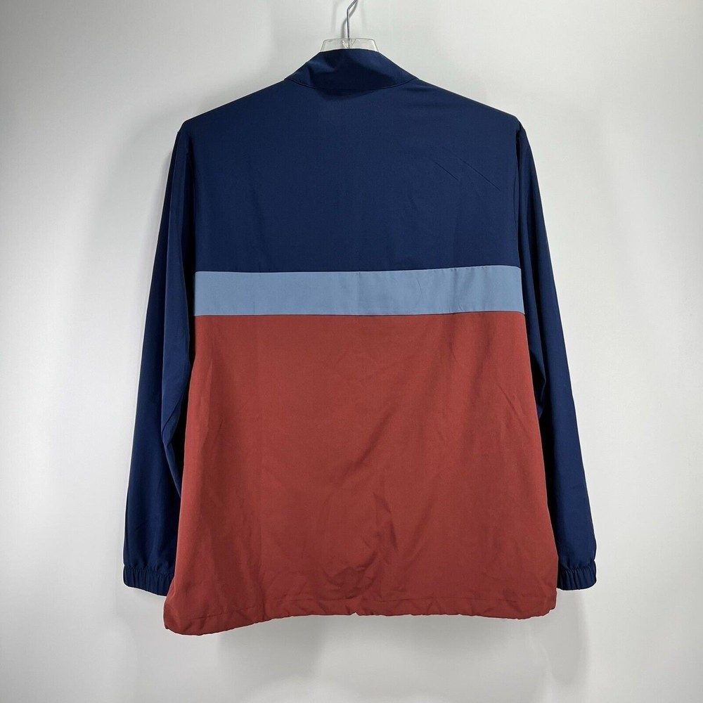 Skechers Mens Skechweave Windbreaker Jacket Size L Block Color Pullover 1/4 Zip - Picture 3 of 10